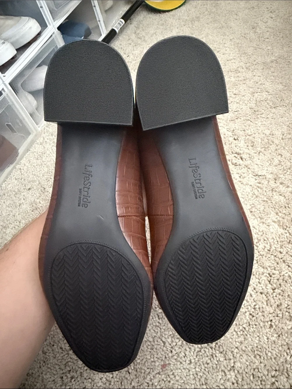 Life Stride croc embossed
